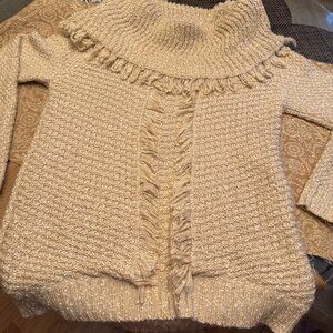 POL Chunky Fringe Oversize Sweater = Medium